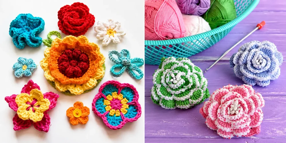 Flores a Crochet