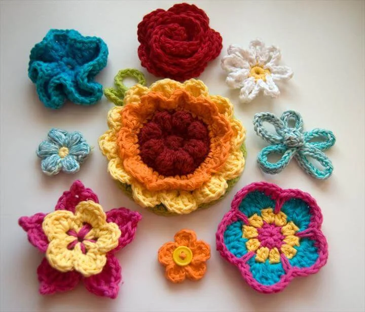 Flores de Ganchillo