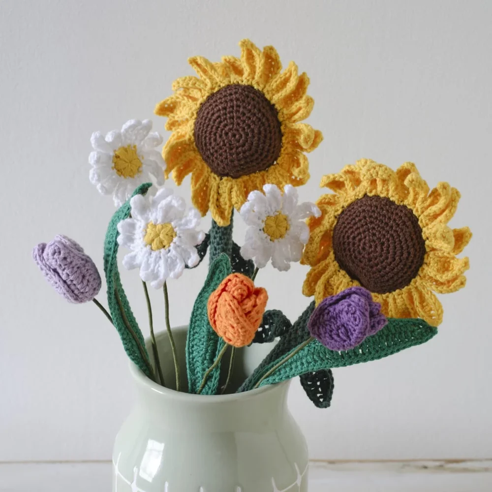 Flores Tejidas