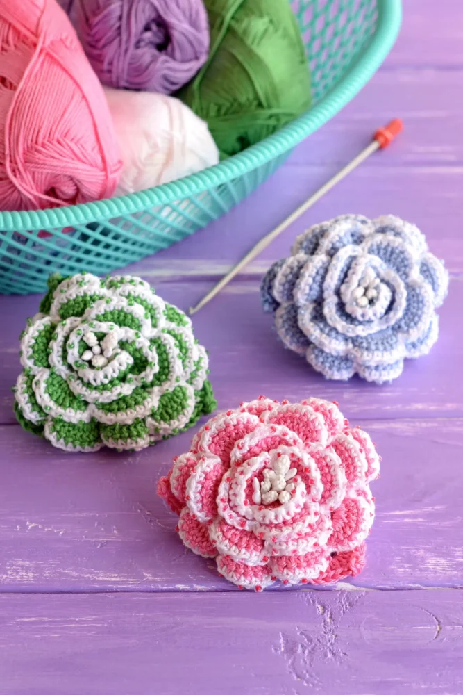 Flores a Crochet