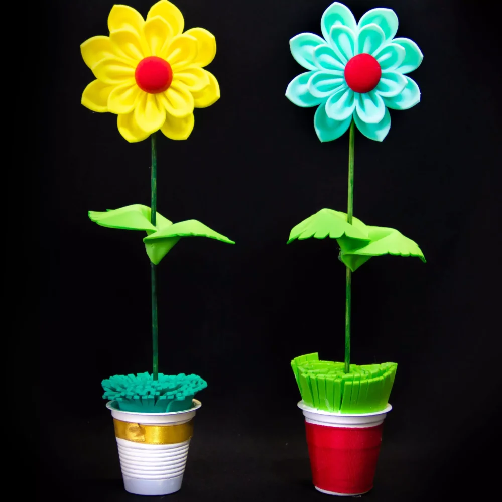 Florecitas en Foami