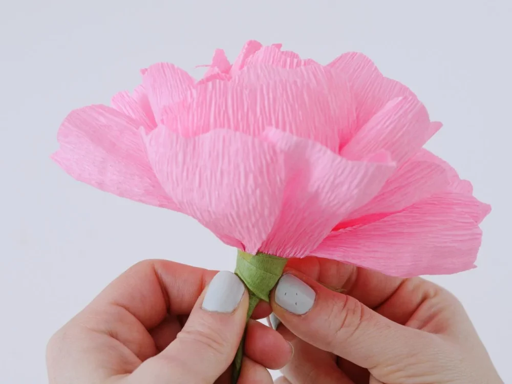Flores de Papel Crepé