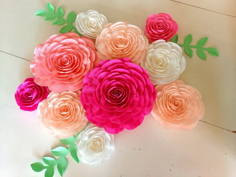 Flores de Papel Crepé