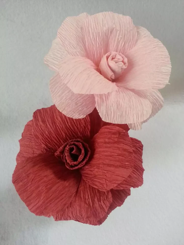 Flores de Papel Crepé