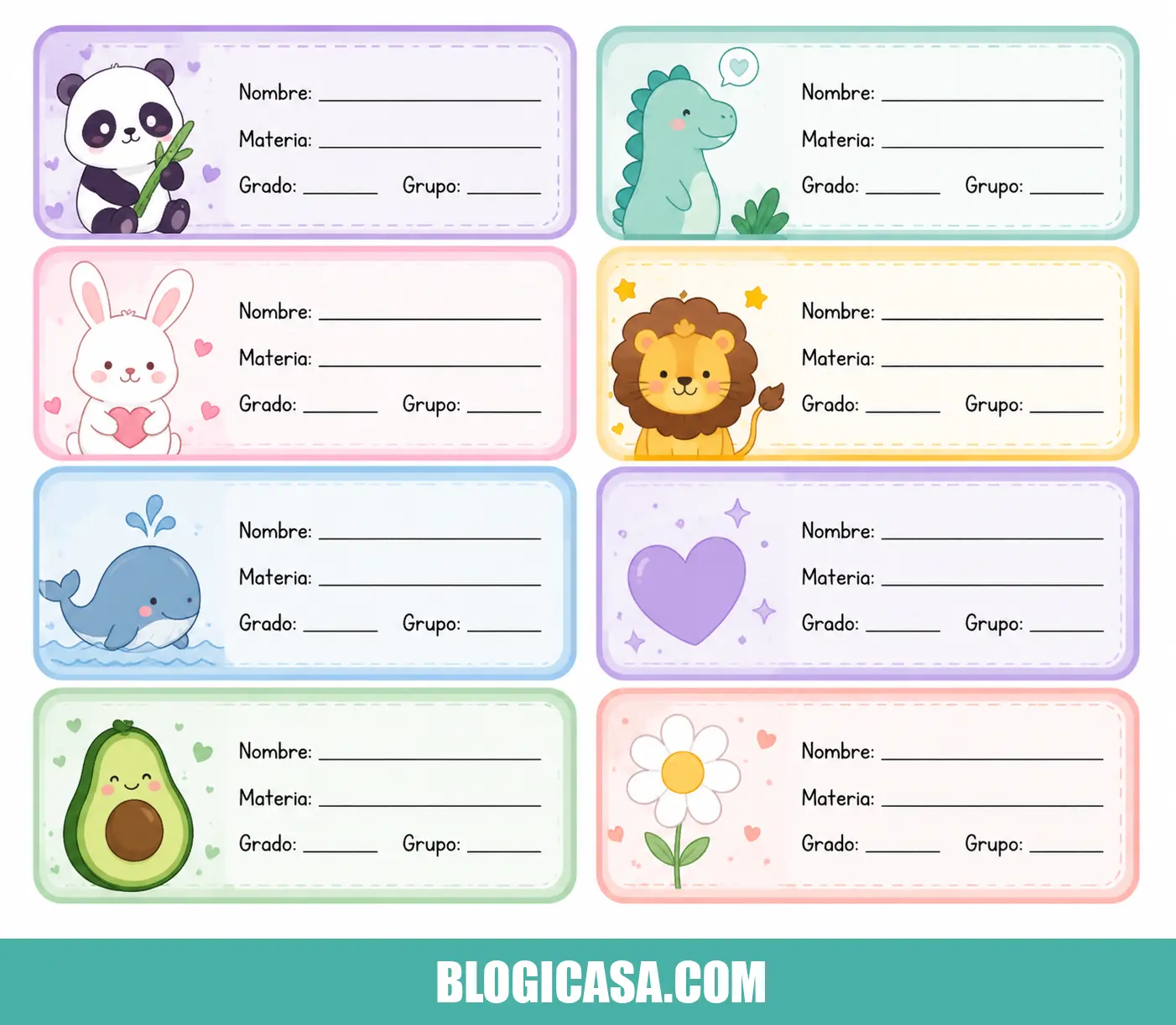 Stickers para Cuadernos