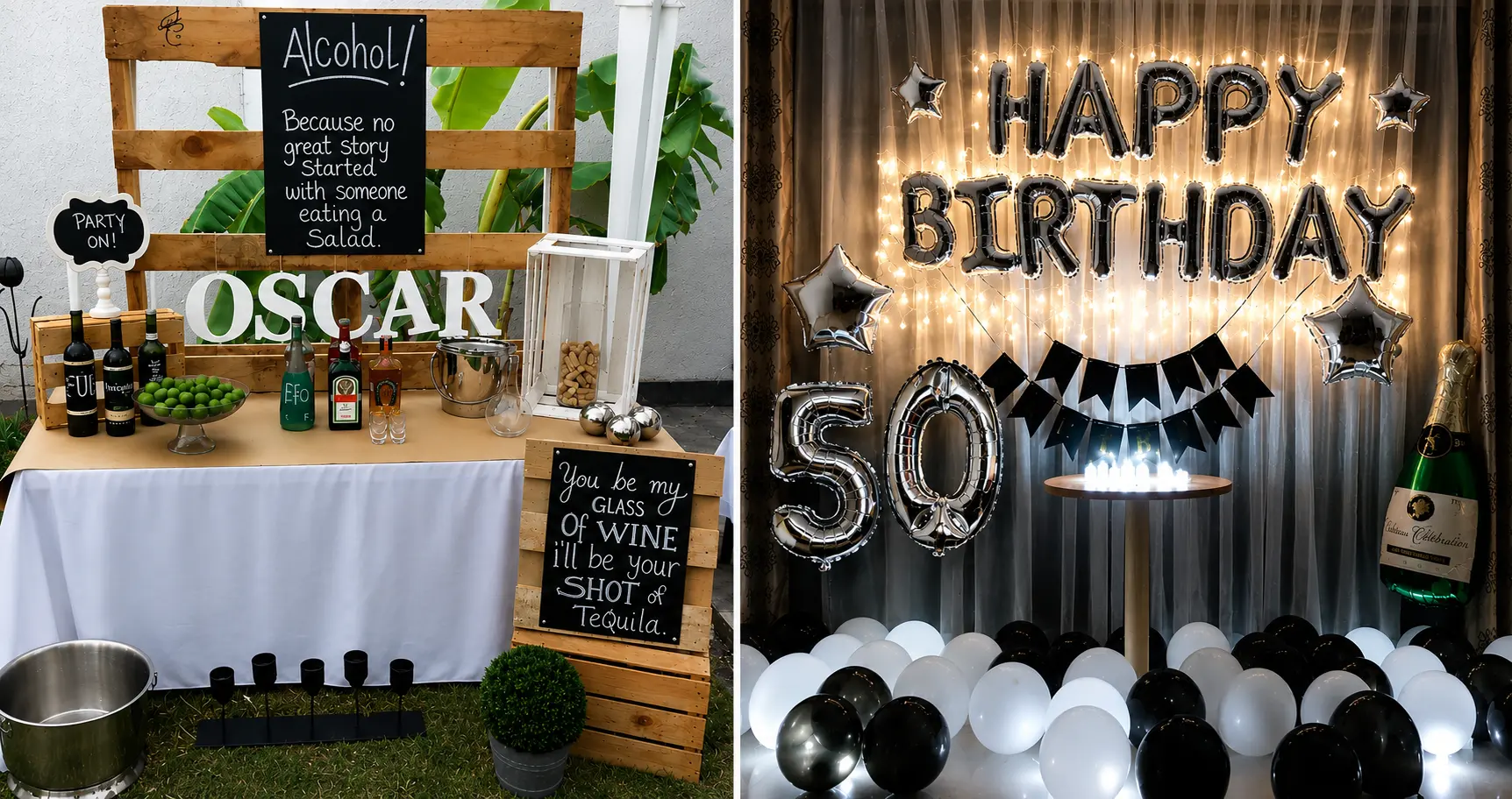 Decoración de Cumpleaños para Hombre