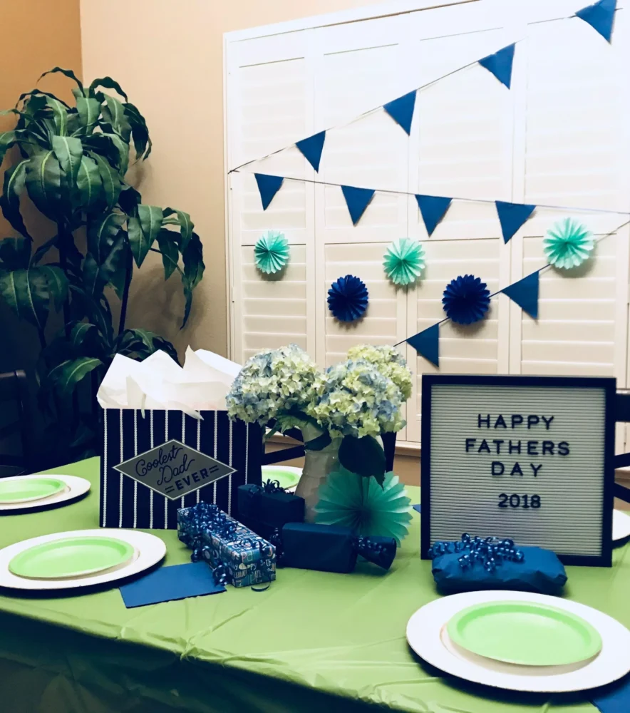 Decoración Día del Padre