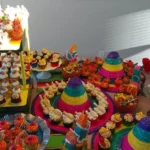 mesa de dulces mexicanos
