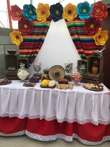 Mesa de Dulces Mexicanos