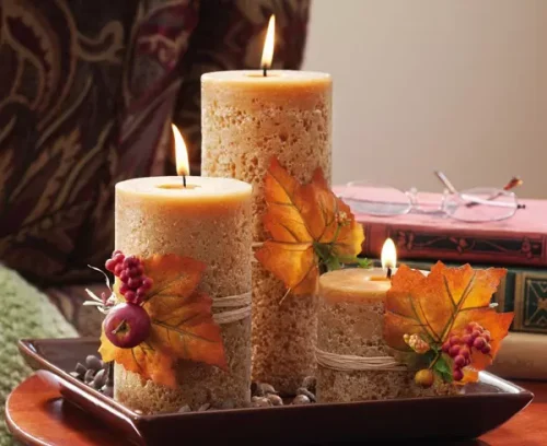 Centros de Mesa con Velas