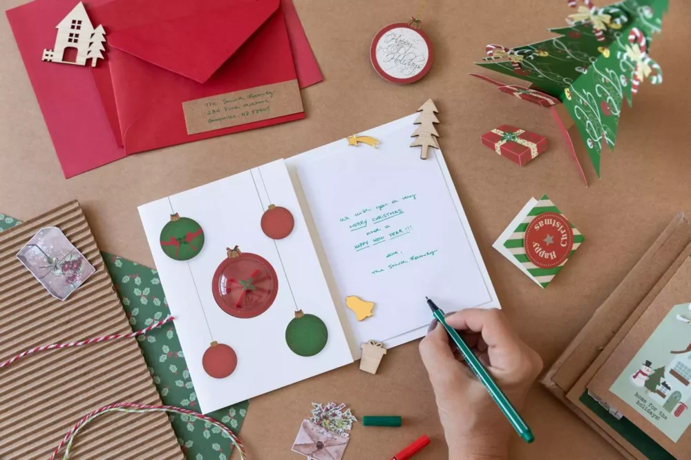 Tarjetas de la Navidad