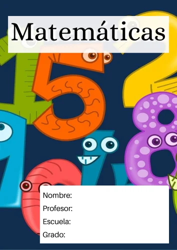Carátulas de Matemáticas