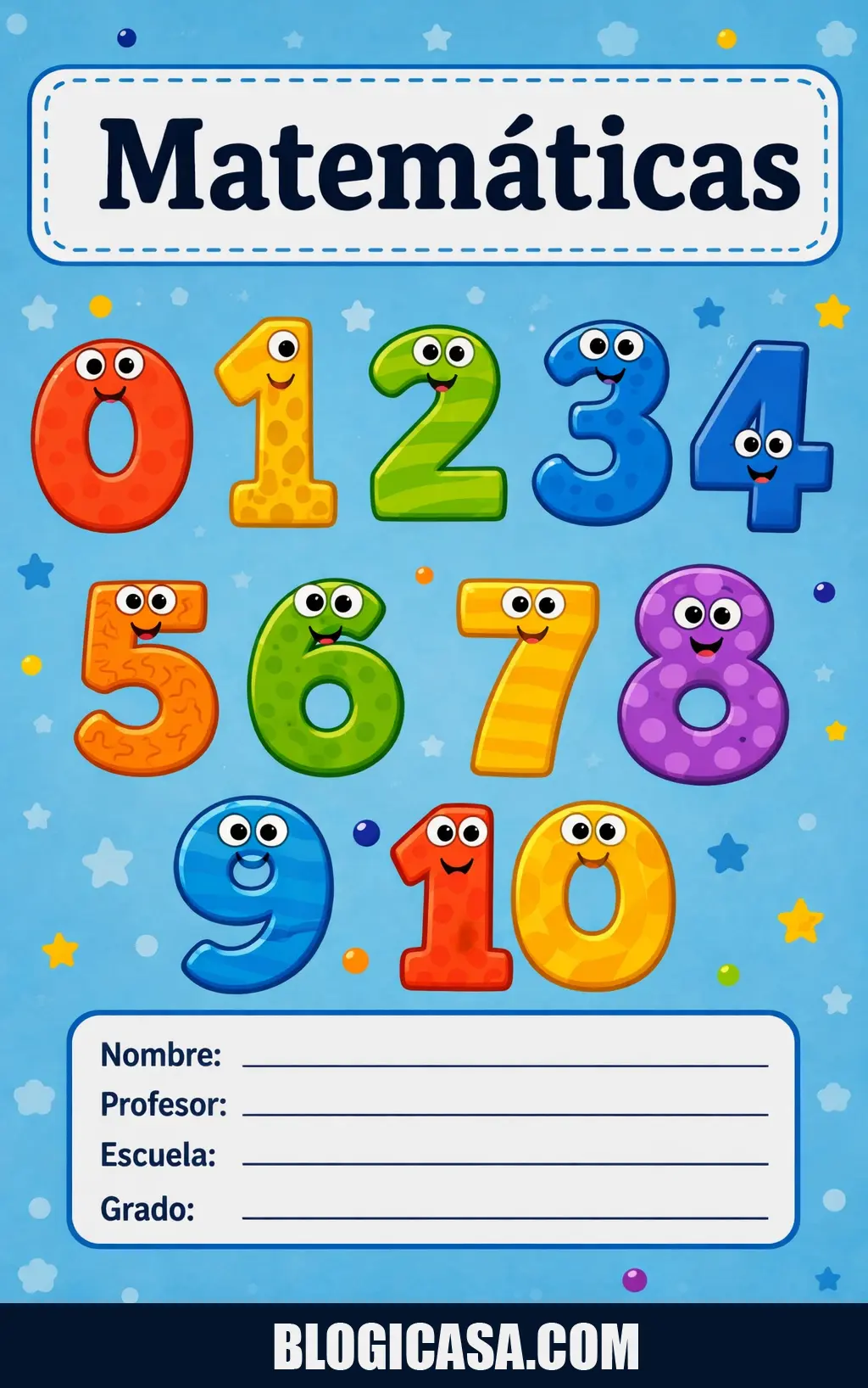 Carátulas de Matemáticas